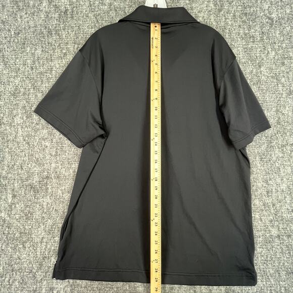 Page & Tuttle Shirt Mens L Black Golf Polo Performance‎ Tech Carolina Lakes Shaw - Picture 7 of 8